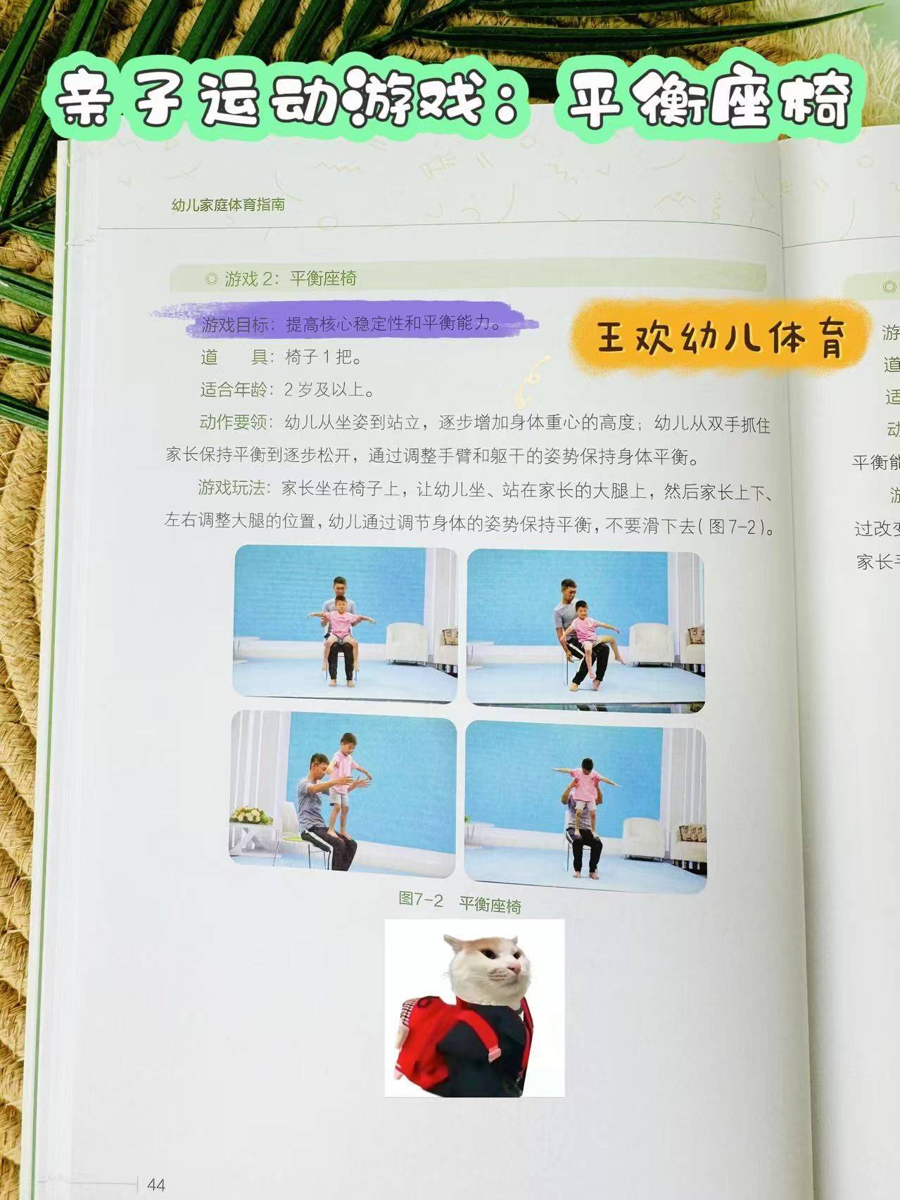 亲子运动游戏：平衡座椅-王欢幼儿体育