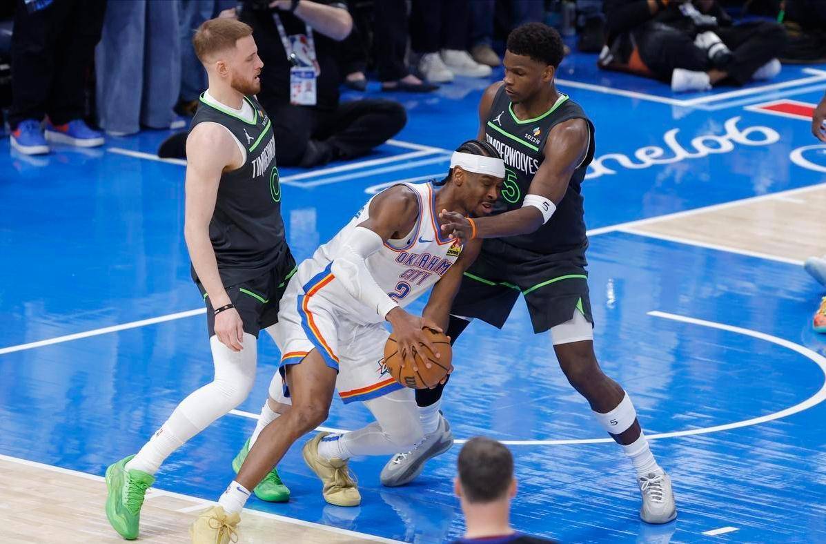 雷霆西决开门红！亚历山大率队逆转，森林狼止步明尼苏达