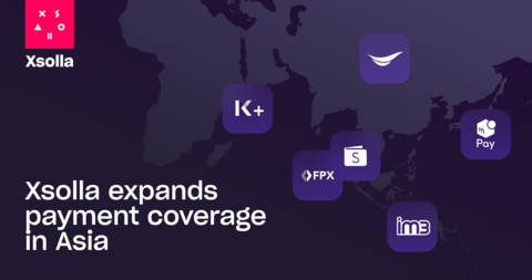 Xsolla拓展亚洲支付业务，支持FPX、K PLUS、AIS、Indosat及MerPay等支付方式