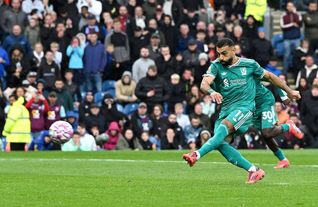 萨拉赫点球绝杀,我军战胜伯恩利